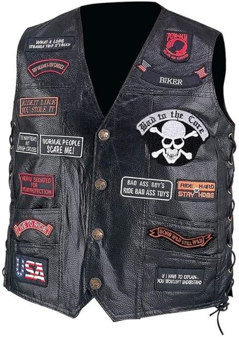 biker vest patch pattern.